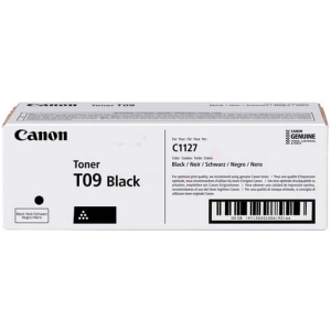Toner Canon T09 Negro para Impresoras X LBP LBP1127C, MF1127C, MF C1127i - 7.600 Paginas