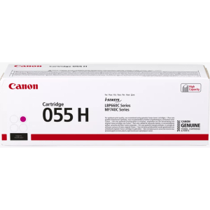 Toner Canon 055H Magenta para Impresoras MF746, LBP664 - 5.900 Paginas