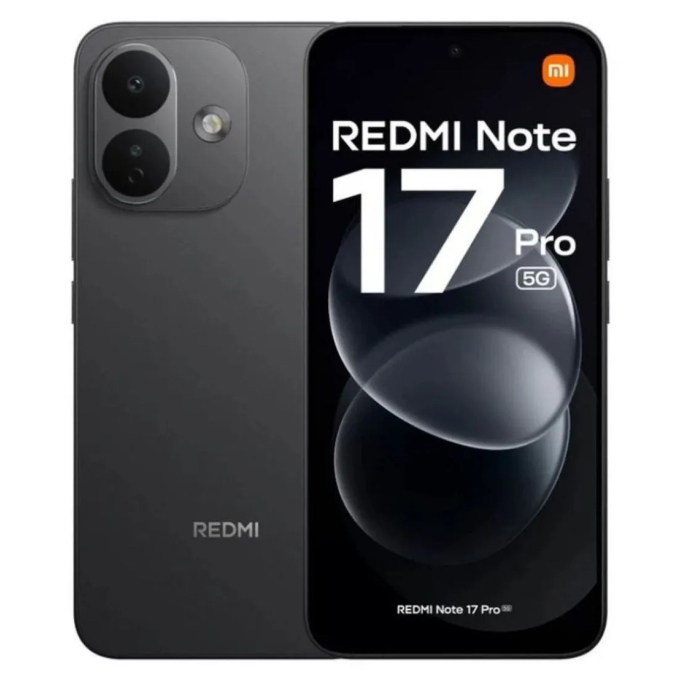 Celular Redmi Note 17 Pro 5G, Memoria RAM 6GB, Almacenamiento 256GB, Dual SIM, Black / REDMI