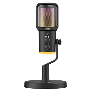 Microfono Genius MIC-S400U, Para Streaming, USB-A/USB-C, RGB, Black, 31700002400