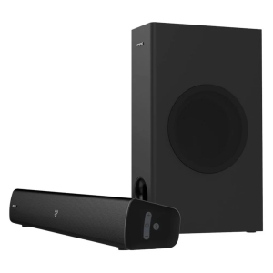 Barra de Sonido Creative Sound Blaster Stage V2 2.1, 80W/160W, Bluetooth, USB, 3.5mm, TV ARC, ?ptico, 220V, Black, 51MF8375AA001