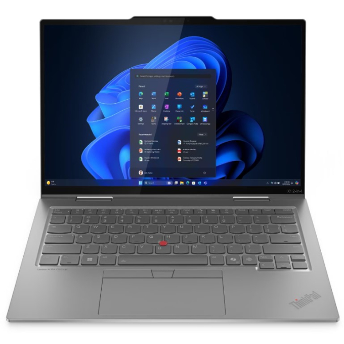 Laptop 2 en 1 Lenovo ThinkPad X1, Intel Core Ultra7 155U, Memoria RAM 32GB LPDDR5X, Disco Solido 1TB SSD, Pantalla 14pulgadas 1920x1200 WUXGA IPS, Win11 Pro / Lenovo