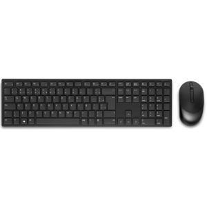 Kit Teclado y Mouse Inalambrico Dell Pro KM5221W, 2.4GHz, QWERTY Espa?ol Latinoamerica, Black 580-AJIU