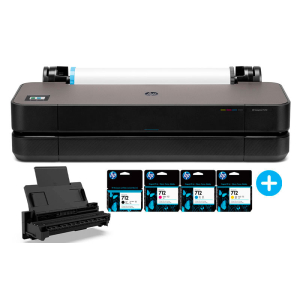 PLOTTER HP DESIGNJET T250 24-IN 5HB06L (A1) + KIT DE TINTAS + BANDEJA