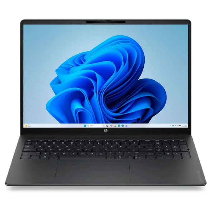 Laptop HP OmniBook 3, Intel Core Ultra5 225U, Memoria RAM 8GB, Disco Solido 512GB SSD, Pantalla 16pulgadas 1920x1200 IPS Tactil, Windows 11, Mica Silver, 16-BU0305 / HP