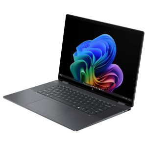Laptop 2 en 1 HP OmniBook X Flip, Intel Core Ultra7 256V, Memoria RAM 16GB, Disco Solido 1TB SSD, Pantalla 16pulgadas 1920x1200 Tactil, Windows 11, Eclipse Grey, Teclado Retroiluminado, 16-AS0023 / HP