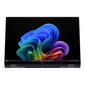 Laptop 2 en 1 HP OmniBook X Flip, Intel Core Ultra7 256V, Memoria RAM 16GB, Disco Solido 1TB SSD, Pantalla 16pulgadas 1920x1200 Tactil, Windows 11, Eclipse Grey, Teclado Retroiluminado, 16-AS0023 / HP