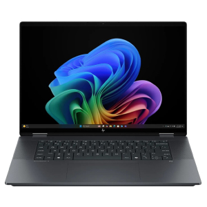 Laptop 2 en 1 HP OmniBook X Flip, Intel Core Ultra7 256V, Memoria RAM 16GB, Disco Solido 1TB SSD, Pantalla 16 1920x1200 Tactil, Windows 11, Eclipse Grey, Teclado Retroiluminado, 16-AS0023
