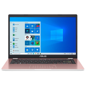 Laptop ASUS E410MA, Intel Celeron N4020, Memoria RAM 4GB, Almacenamiento 64GB eMMC, Pantalla 14 HD 1366x768, Win11, Star Rose Gold