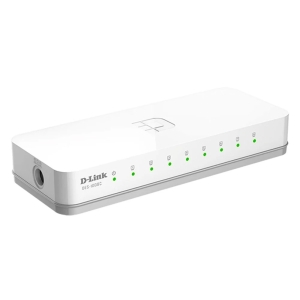 Switch D-Link DES-1008A/ E , 8 Puertos 10/100Mbps / D-LINK