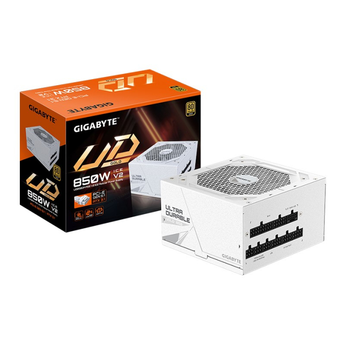 Fuente de Alimentacion Gigabyte UD850GM PG5 ICE, 850W, 80 PLUS Gold, ATX / Gigabyte