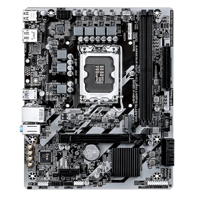 Placa Madre GIGABYTE H810M K GEN5, Intel H810, Socket LGA1851, Micro ATX, DDR5 / GIGABYTE