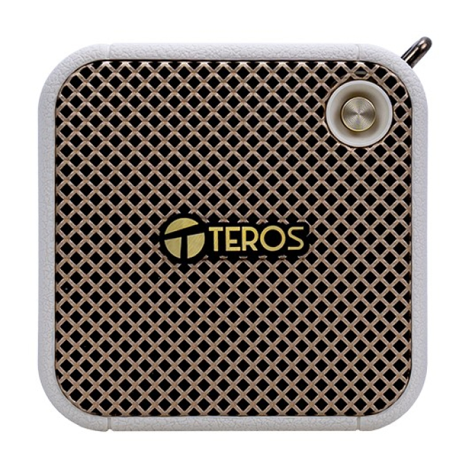 Parlante Inalambrico Teros Legacy, Bluetooth 5.3, 8W, 1500mAh, Beige, LEG-6051BG / Teros