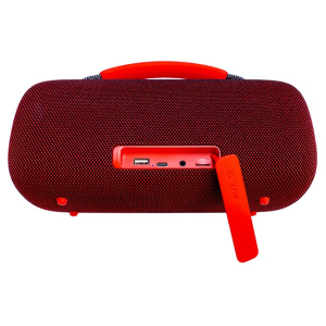 Parlante Inalambrico Teros Vibe, Bluetooth 5.3, 60W, 4000mAh, USB, Luces LED, Rojo, VB-6049R / Teros