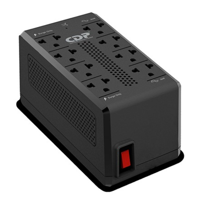 Estabilizador Automatico de Voltaje CDP RUAVR1408i 1400VA, Supresion de Picos / CDP