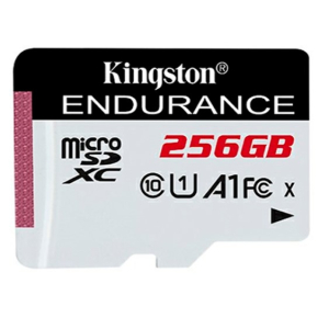 Tarjeta de Memoria Kingston MicroSD 256GB Endurance, UHS-I, U1, Clase 10, A1