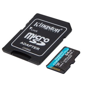 Tarjeta de Memoria Kingston MicroSD 64GB Canvas Go! Plus / Kingston