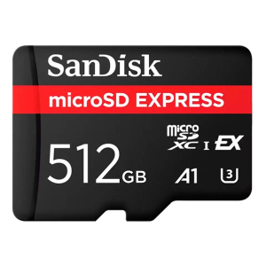 Tarjeta de Memoria SanDisk microSD Express 512GB, PCIe Gen 3