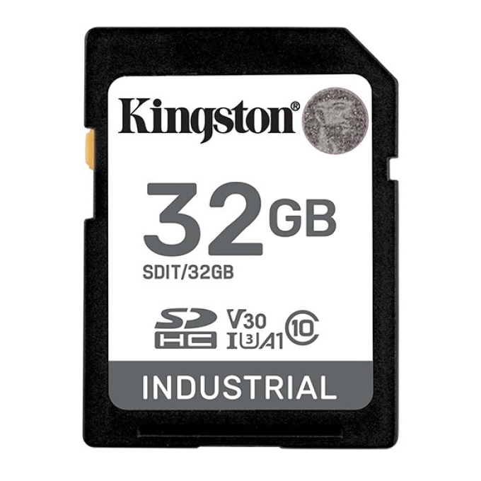 Tarjeta de Memoria SD Kingston 32GB Industrial, UHS-I, U3, V30, A1, Clase 10 / Kingston