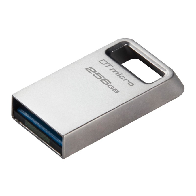 Memoria USB Kingston DataTraveler Micro 256GB USB 3.2 Gen 1, Metal / Kingston
