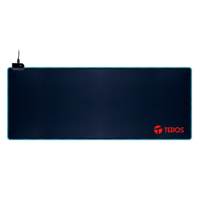 Mouse Pad Gamer Teros TE-3020G, Dise?o Impreso, Iluminacion RGB / Teros