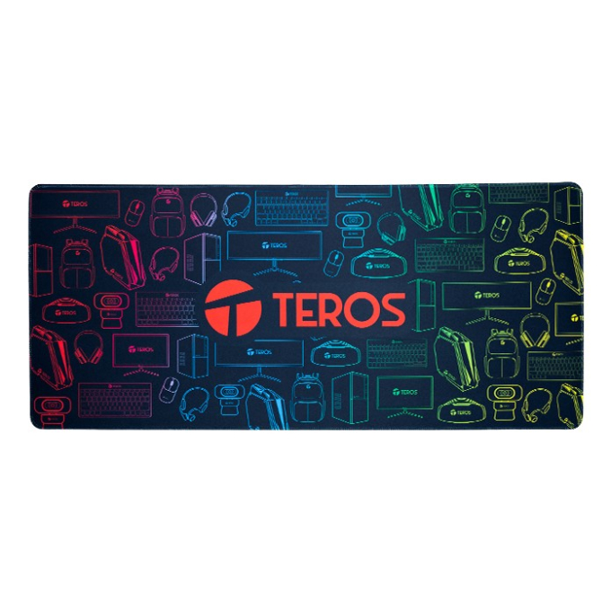 Mouse Pad Gamer Teros TE-3023G, Dise?o Impreso / Teros