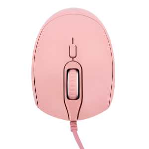 Mouse USB Teros TE-1226S, 800/1200/1600 DPI, 4 Botones, Rosado / Teros