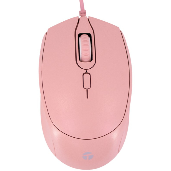 Mouse USB Teros TE-1226S, 800/1200/1600 DPI, 4 Botones, Rosado / Teros