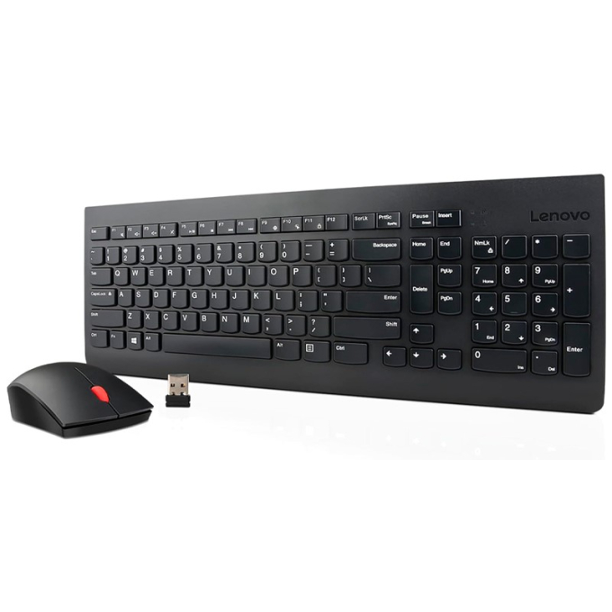 Kit Teclado y Mouse Inalambrico Lenovo, Black / Lenovo