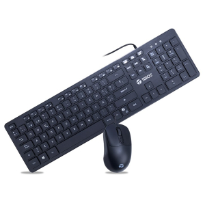 Kit Teclado + Mouse Teros con Tecla Copilot, Negro, TE-5019S