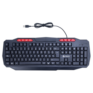 Kit Gamer 4 en 1 Teros TE-5014S, Teclado, Mouse, Audifonos y Mouse Pad / Teros