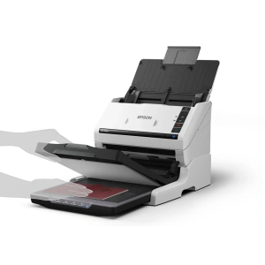 Escaner Epson DS-530X Duplex, 45ppm/90ipm, ADF 100 Hojas, 600dpi, TWAIN/ISIS, OCR / Epson