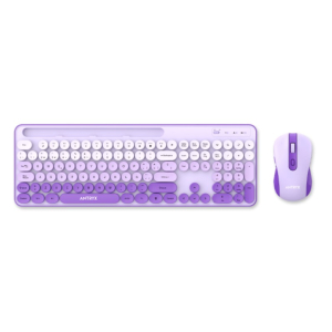 Kit Teclado y Mouse Inalambrico Antryx WS-970, Purple, ASC-WS970PE