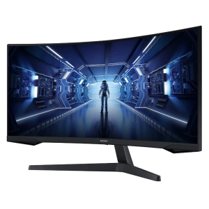 Monitor Samsung Odyssey G5 34pulgadas, 3440x1440 UW-QHD 165Hz 1ms, VA Curvo, Compatible con Montura VESA, C34G55TWWN / Samsung