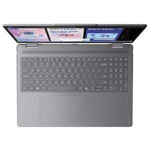 Laptop 2 en 1 Lenovo Yoga 7 16ILL10, Intel Ultra7 256V, Memoria RAM 16GB DDR5, Disco Solido 512GB SSD, Pantalla 16pulgadas WUXGA Tactil, 83JT0047US / LENOVO