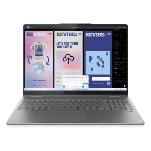 Laptop 2 en 1 Lenovo Yoga 7 16ILL10, Intel Ultra7 256V, Memoria RAM 16GB DDR5, Disco Solido 512GB SSD, Pantalla 16 WUXGA Tactil, 83JT0047US