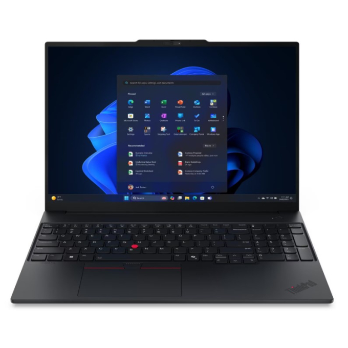 Laptop Lenovo ThinkPad E16 Gen 3, Intel Core Ultra9 185H, Memoria RAM 16Gb DDR5, Disco Solido 1Tb SSD, Pantalla 16pulgadas WUXGA, Win11 Pro / Lenovo