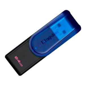 Memoria USB Kingston DataTraveler Exodia S 64GB, Azul / Kingston