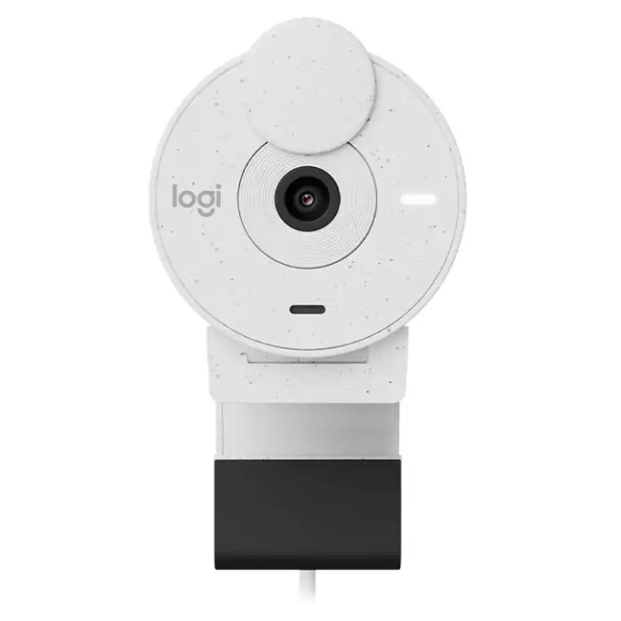 Camara Web Logitech Brio 300, Full HD 1080p, USB-C, Blanco, 960-001440 / LOGITECH