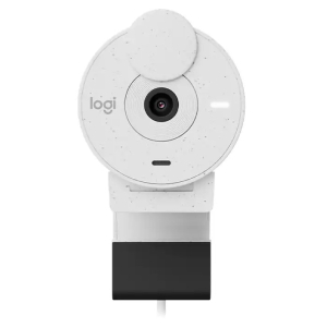 Camara Web Logitech Brio 300, Full HD 1080p, USB-C, Blanco, 960-001440