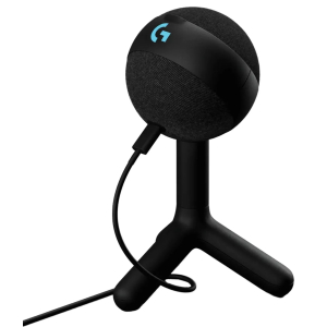 Microfono Logitech Yeti Orb, Cardioide, USB, Streaming, RGB LIGHTSYNC, Negro, 988-000550-P