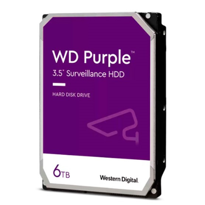 Disco Duro Western Digital Purple 6TB, SATA, 5400RPM, WD64PURZ / WESTER DIGITAL