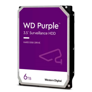 Disco Duro Western Digital Purple 6TB, SATA, 5400RPM, WD64PURZ