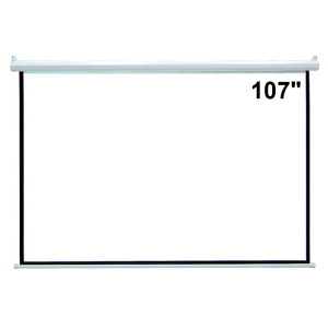 Ecran Teros, 1.92 x 1.92 m, Blanco Mate, TE-9062W