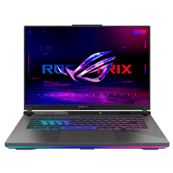 Laptop ASUS ROG Strix G16, AMD Ryzen9 8940HX, Memoria RAM 16Gb DDR5, Disco Solido 1Tb SSD, Video RTX 5070 8GB, Pantalla 16pulgadas FHD+ 165Hz, G614PP-WH94 / ASUS