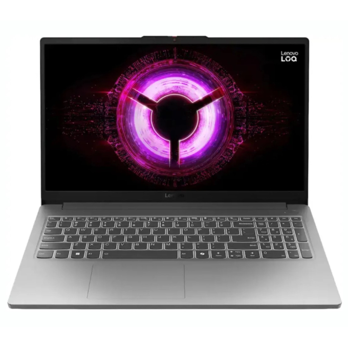 Laptop Lenovo LOQ 15ARP10 Gaming, AMD Ryzen7 170, Memoria RAM 16Gb DDR5, Disco Solido 512Gb SSD, Video NVIDIA GeForce RTX 4050 6GB, Pantalla 15.6pulgadas Full HD 1920x1080 144Hz, Win11, Gris Luna / Lenovo