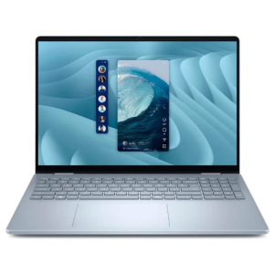 Laptop Dell 16 Plus 2-in-1, Intel Core Ultra7 256V, Memoria RAM 16Gb, Disco Solido 1Tb SSD, Pantalla 16 1920x1200 Tactil, Win11, Azul Hielo, Teclado Retroiluminado