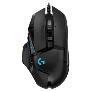 Mouse Logitech G502 HERO, 16000 DPI, RGB, Negro, 910-005469-P