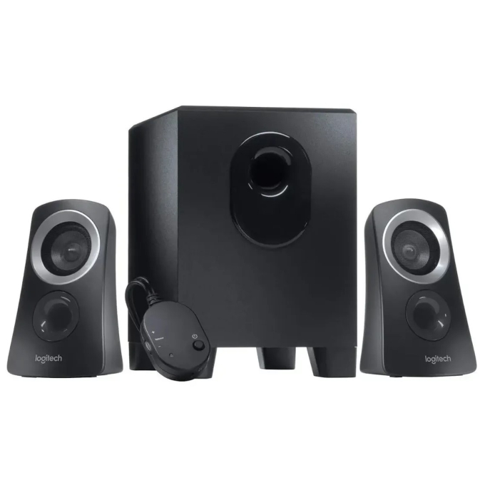 Parlantes Logitech Z313 2.1, 25W, 220V, Negro, 980-000413 / LOGITECH