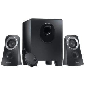 Parlantes Logitech Z313 2.1, 25W, 220V, Negro, 980-000413